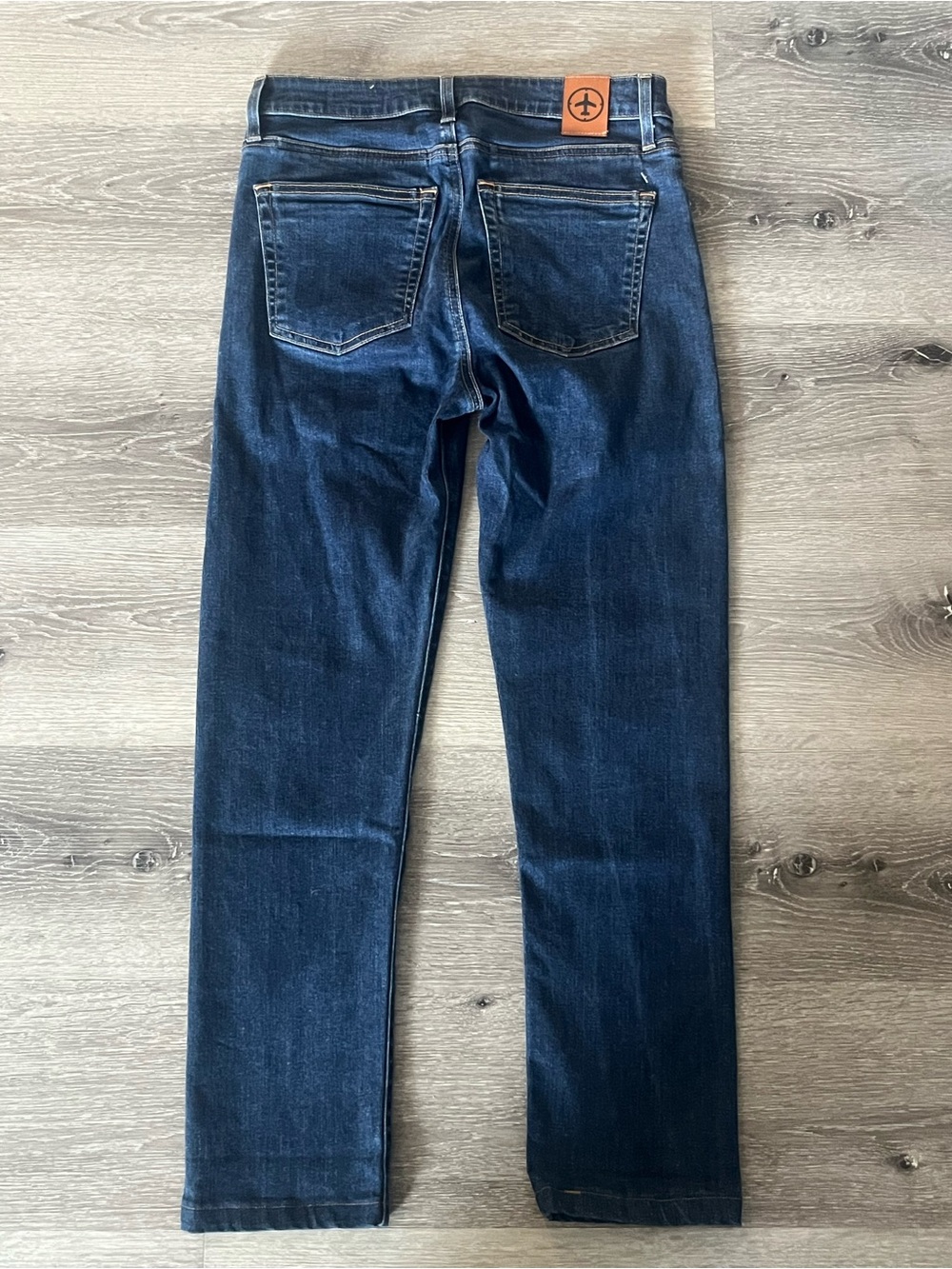 Aviator Best Travel Jeans Women’s Slim Straight Classic Indigo Size 26 Denim - Picture 6 of 16